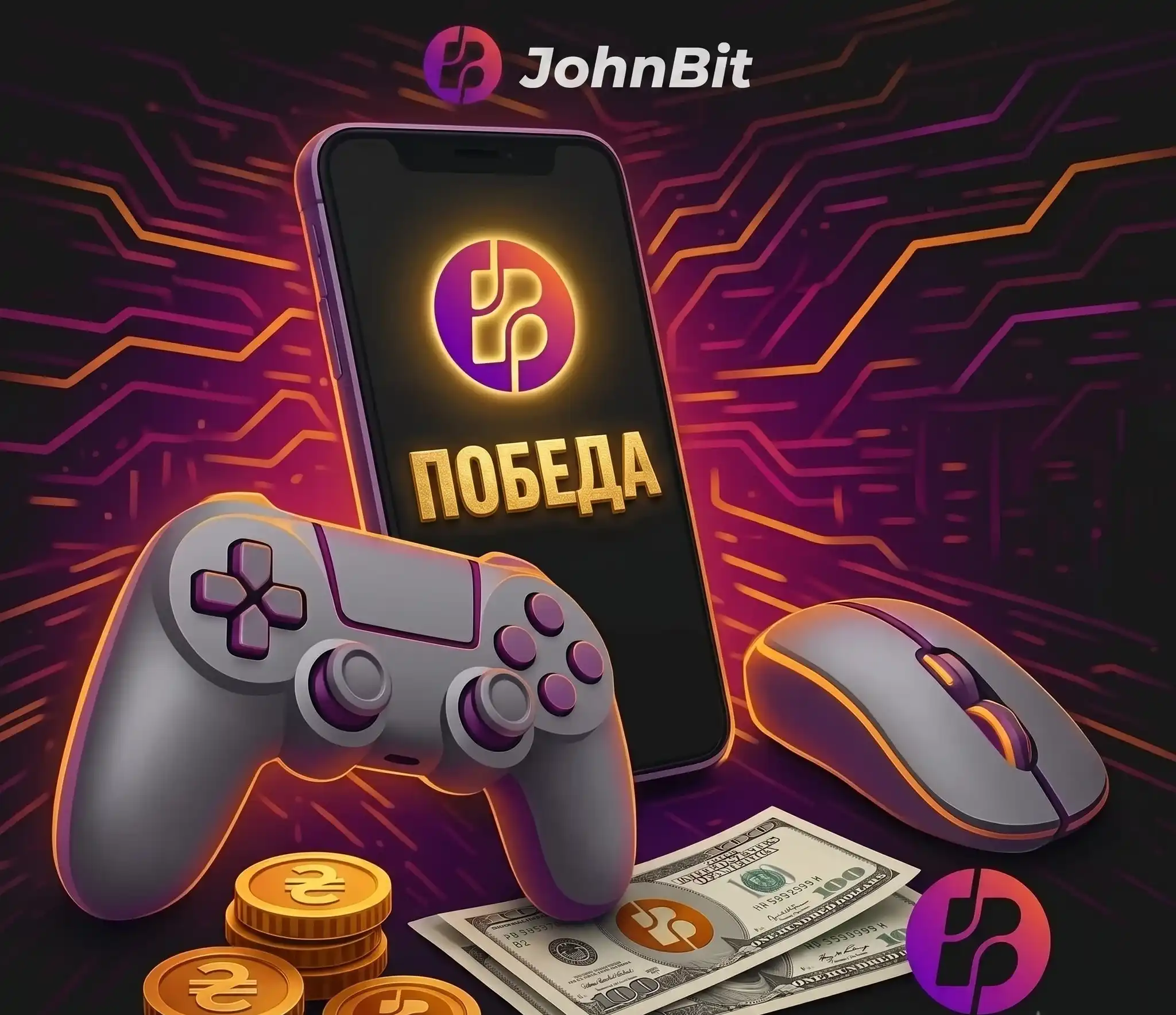 johnbit win art